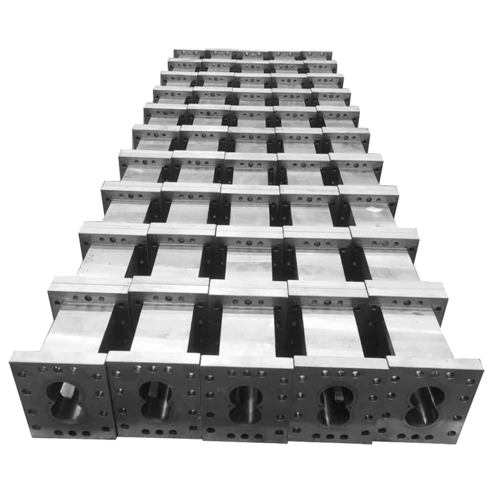 ¿Cómo funciona el barril de doble tornillo paralelo?